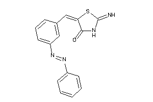 Image of 2-imino-5-(3-phenylazobenzylidene)thiazolidin-4-one