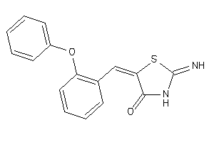 2-imino-5-(2-phenoxybenzylidene)thiazolidin-4-one