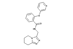 2-(3-pyridyloxy)-N-(5,6,7,8-tetrahydro-[1,2,4]triazolo[4,3-a]pyridin-3-ylmethyl)benzamide