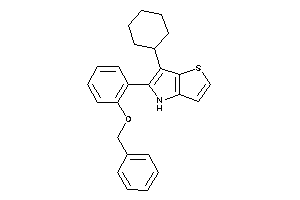 5-(2-benzoxyphenyl)-6-cyclohexyl-4H-thieno[3,2-b]pyrrole