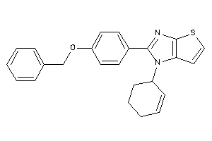 2-(4-benzoxyphenyl)-1-cyclohex-2-en-1-yl-thieno[2,3-d]imidazole