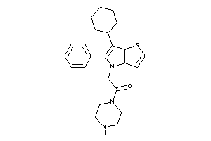 2-(6-cyclohexyl-5-phenyl-thieno[3,2-b]pyrrol-4-yl)-1-piperazino-ethanone