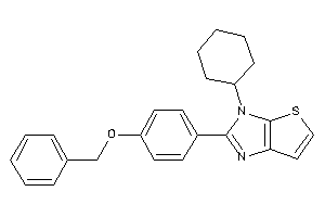 2-(4-benzoxyphenyl)-3-cyclohexyl-thieno[2,3-d]imidazole