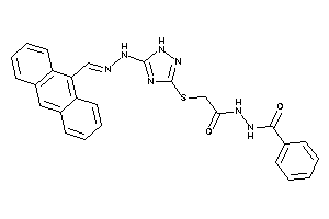 N'-[2-[[5-[N'-(9-anthrylmethylene)hydrazino]-1H-1,2,4-triazol-3-yl]thio]acetyl]benzohydrazide