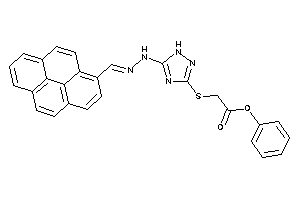 2-[[5-[N'-(pyren-1-ylmethylene)hydrazino]-1H-1,2,4-triazol-3-yl]thio]acetic Acid Phenyl Ester