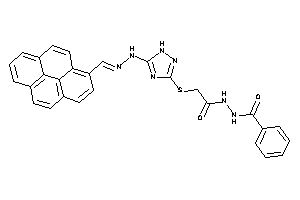 N'-[2-[[5-[N'-(pyren-1-ylmethylene)hydrazino]-1H-1,2,4-triazol-3-yl]thio]acetyl]benzohydrazide