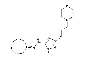 Image of (cycloheptylideneamino)-[3-(2-morpholinoethylthio)-1H-1,2,4-triazol-5-yl]amine