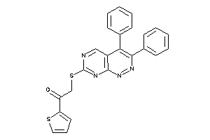 2-[(3,4-diphenylpyrimido[4,5-c]pyridazin-7-yl)thio]-1-(2-thienyl)ethanone