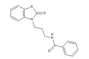 N-[3-(2-keto-1,3-benzothiazol-3-yl)propyl]benzamide
