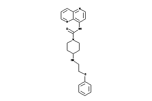 N-(1,5-naphthyridin-4-yl)-4-(2-phenoxyethylamino)piperidine-1-carboxamide