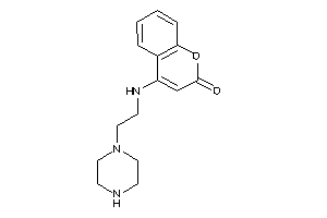 4-(2-piperazinoethylamino)coumarin