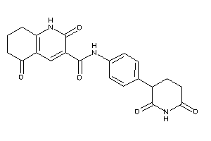 N-[4-(2,6-diketo-3-piperidyl)phenyl]-2,5-diketo-1,6,7,8-tetrahydroquinoline-3-carboxamide