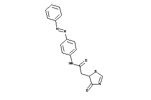 2-(4-keto-2-thiazolin-5-yl)-N-(4-phenylazophenyl)acetamide