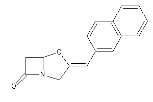 Image of 3-(2-naphthylmethylene)-4-oxa-1-azabicyclo[3.2.0]heptan-7-one