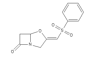 Image of 3-(besylmethylene)-4-oxa-1-azabicyclo[3.2.0]heptan-7-one