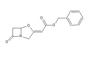 Image of 2-(7-keto-4-oxa-1-azabicyclo[3.2.0]heptan-3-ylidene)acetic Acid Benzyl Ester