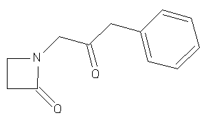 1-(2-keto-3-phenyl-propyl)azetidin-2-one