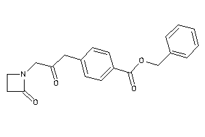 4-[2-keto-3-(2-ketoazetidin-1-yl)propyl]benzoic Acid Benzyl Ester