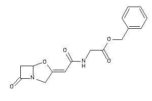 2-[[2-(7-keto-4-oxa-1-azabicyclo[3.2.0]heptan-3-ylidene)acetyl]amino]acetic Acid Benzyl Ester