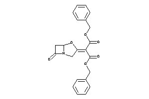 Image of 2-(7-keto-4-oxa-1-azabicyclo[3.2.0]heptan-3-ylidene)malonic Acid Dibenzyl Ester