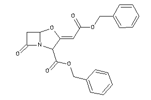 Image of 3-(2-benzoxy-2-keto-ethylidene)-7-keto-4-oxa-1-azabicyclo[3.2.0]heptane-2-carboxylic Acid Benzyl Ester