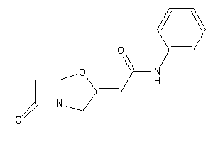 Image of 2-(7-keto-4-oxa-1-azabicyclo[3.2.0]heptan-3-ylidene)-N-phenyl-acetamide