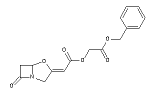 Image of 2-[2-(7-keto-4-oxa-1-azabicyclo[3.2.0]heptan-3-ylidene)acetyl]oxyacetic Acid Benzyl Ester