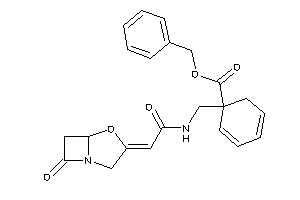 Image of 1-[[[2-(7-keto-4-oxa-1-azabicyclo[3.2.0]heptan-3-ylidene)acetyl]amino]methyl]cyclohexa-2,4-diene-1-carboxylic Acid Benzyl Ester