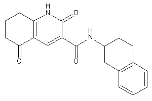 2,5-diketo-N-tetralin-2-yl-1,6,7,8-tetrahydroquinoline-3-carboxamide
