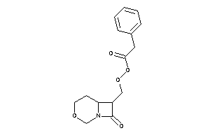 Image of 2-phenylperacetic Acid (8-keto-3-oxa-1-azabicyclo[4.2.0]octan-7-yl)methyl Ester