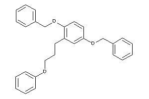 1,4-dibenzoxy-2-(3-phenoxypropyl)benzene