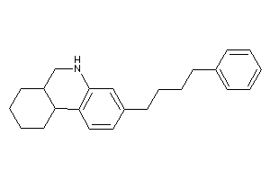 3-(4-phenylbutyl)-5,6,6a,7,8,9,10,10a-octahydrophenanthridine