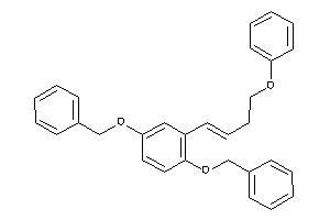 Image of 1,4-dibenzoxy-2-(4-phenoxybut-1-enyl)benzene