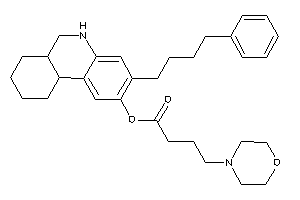 4-morpholinobutyric Acid [3-(4-phenylbutyl)-5,6,6a,7,8,9,10,10a-octahydrophenanthridin-2-yl] Ester