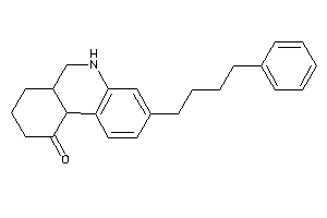 3-(4-phenylbutyl)-6,6a,7,8,9,10a-hexahydro-5H-phenanthridin-10-one