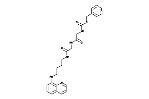 N-[2-keto-2-[[2-keto-2-[4-(8-quinolylamino)butylamino]ethyl]amino]ethyl]carbamic Acid Benzyl Ester