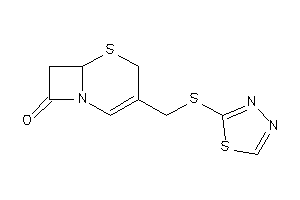 Image of 3-[(1,3,4-thiadiazol-2-ylthio)methyl]-5-thia-1-azabicyclo[4.2.0]oct-2-en-8-one