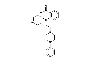 Image of 1-[2-(4-phenylpiperazino)ethyl]spiro[3H-quinazoline-2,4'-piperidine]-4-one