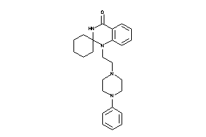 Image of 1-[2-(4-phenylpiperazino)ethyl]spiro[3H-quinazoline-2,1'-cyclohexane]-4-one