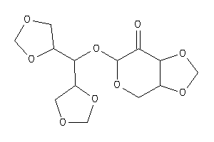 Image of 6-[bis(1,3-dioxolan-4-yl)methoxy]-4,7a-dihydro-3aH-[1,3]dioxolo[4,5-c]pyran-7-one
