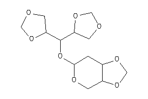 Image of 6-[bis(1,3-dioxolan-4-yl)methoxy]-4,6,7,7a-tetrahydro-3aH-[1,3]dioxolo[4,5-c]pyran
