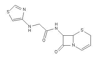 N-(8-keto-5-thia-1-azabicyclo[4.2.0]oct-2-en-7-yl)-2-(thiazol-4-ylamino)acetamide
