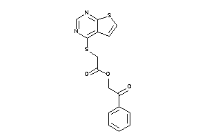 2-(thieno[2,3-d]pyrimidin-4-ylthio)acetic Acid Phenacyl Ester