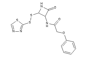 N-[2-keto-4-(1,3,4-thiadiazol-2-yldisulfanyl)azetidin-3-yl]-2-phenoxy-acetamide