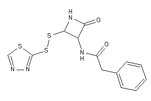 Image of N-[2-keto-4-(1,3,4-thiadiazol-2-yldisulfanyl)azetidin-3-yl]-2-phenyl-acetamide