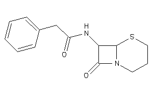 N-(8-keto-5-thia-1-azabicyclo[4.2.0]octan-7-yl)-2-phenyl-acetamide
