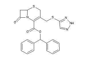 Image of 8-keto-3-[(2H-triazol-4-ylthio)methyl]-5-thia-1-azabicyclo[4.2.0]oct-2-ene-2-carboxylic Acid Benzhydryl Ester