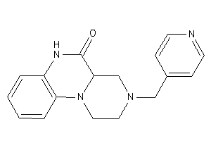 Image of 3-(4-pyridylmethyl)-2,4,4a,6-tetrahydro-1H-pyrazino[1,2-a]quinoxalin-5-one
