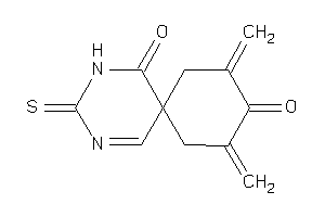 2,4-dimethylene-9-thioxo-8,10-diazaspiro[5.5]undec-10-ene-3,7-quinone