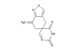 Image of 7-methylene-2'-thioxo-spiro[4,6-dihydroanthranil-5,5'-pyrimidine]-4'-one